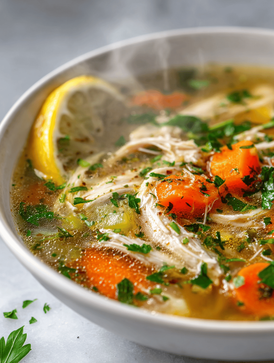 instant pot chicken soup recipe