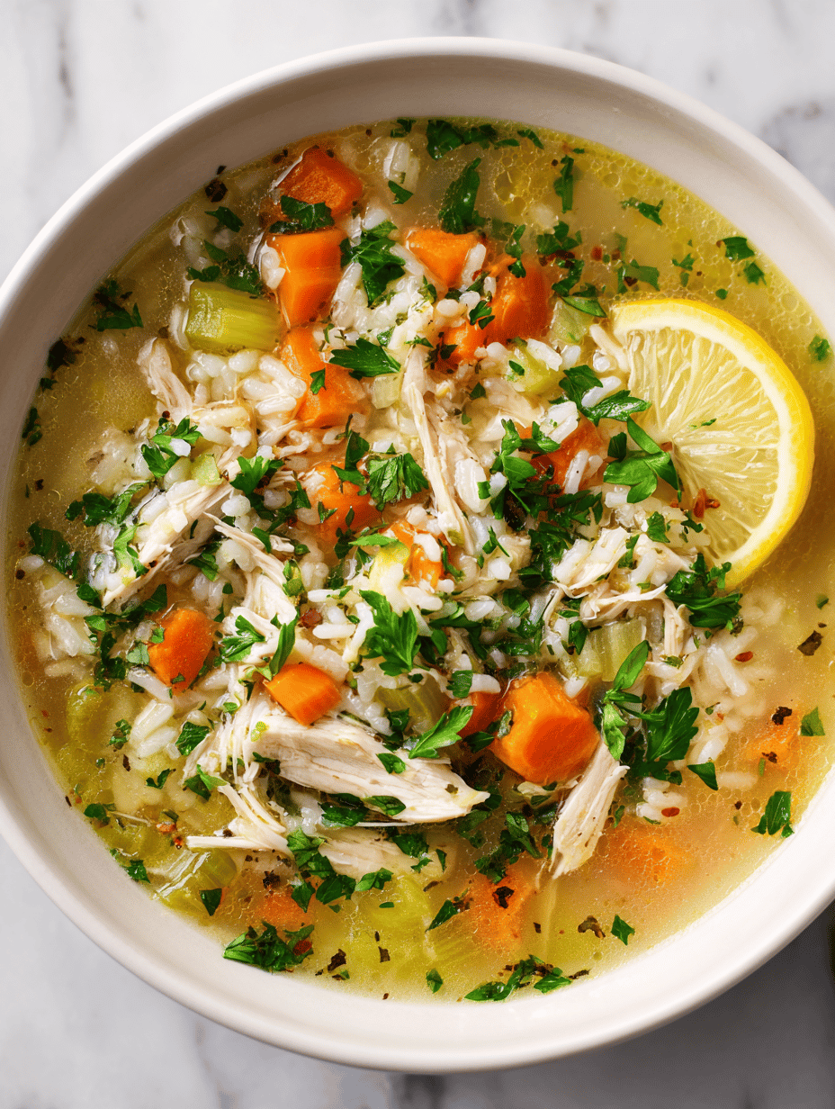 chicken and rice soup recipe