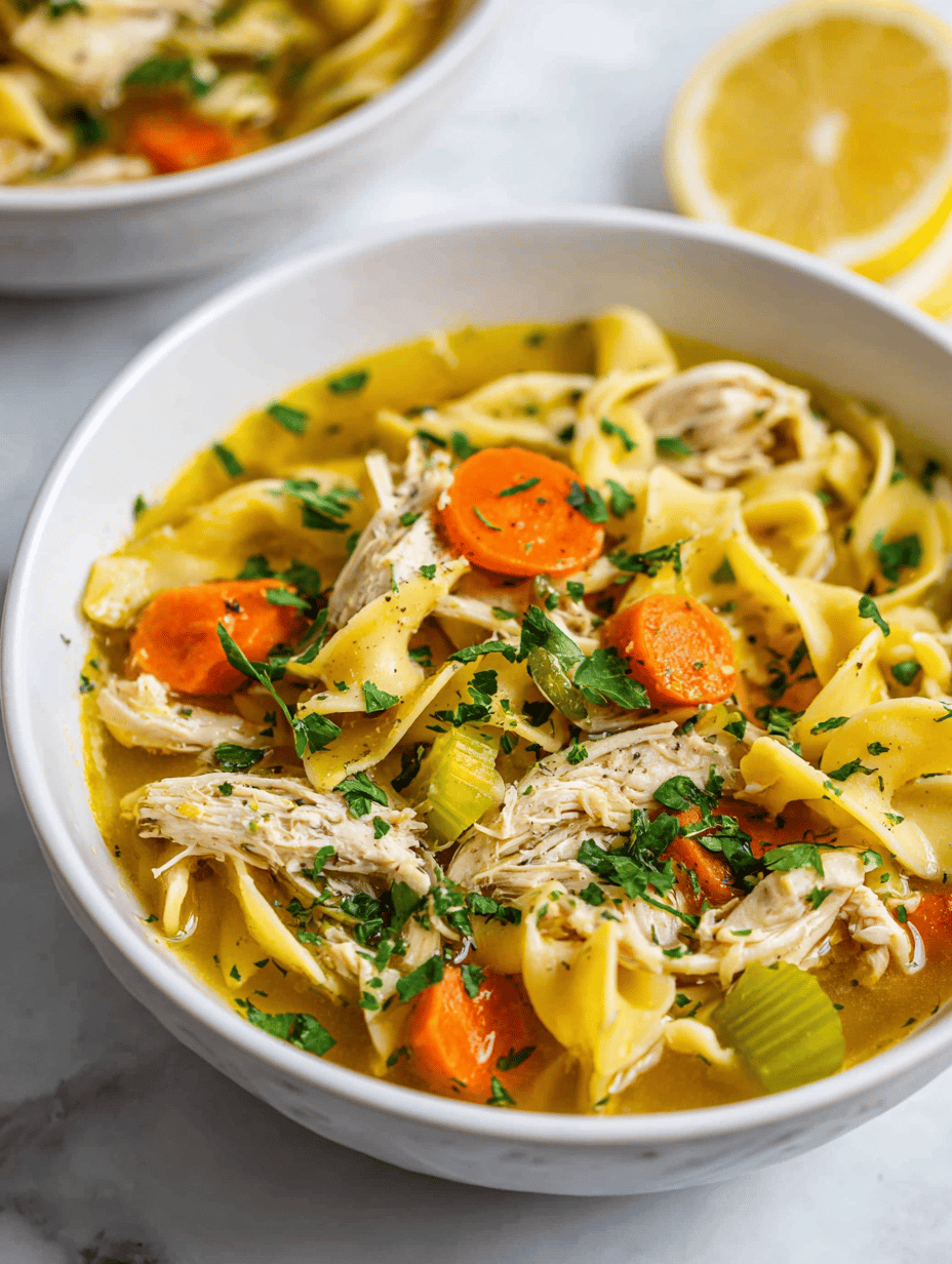 chicken noodle soup recipe