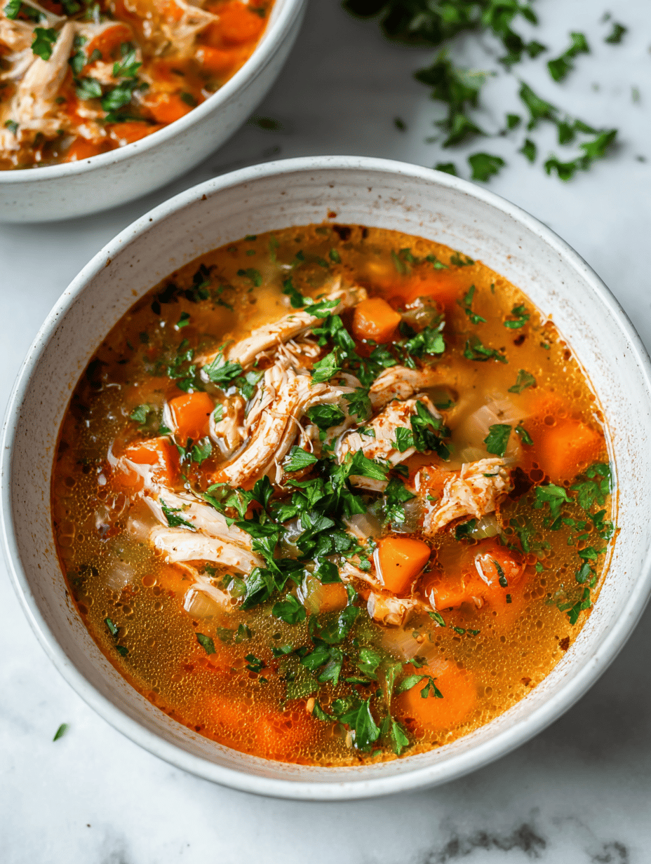 slow cooker chicken soup recipe