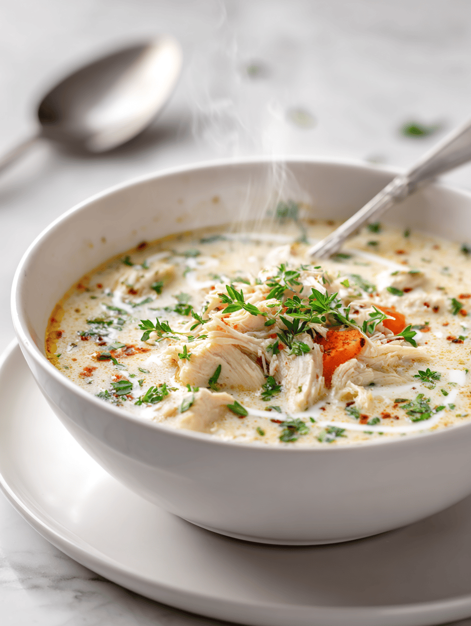 Creamy Chicken Soup Recipe: A Cozy Bowl with a Twist